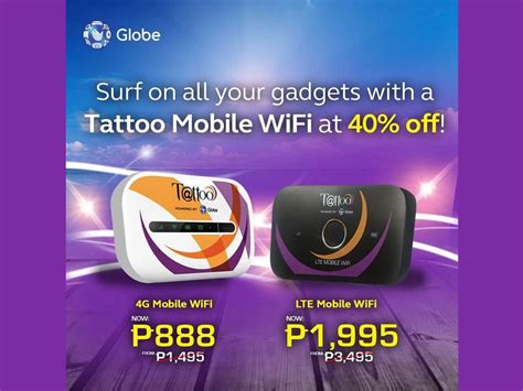Globe Tattoo Pocket Wifi Plan .